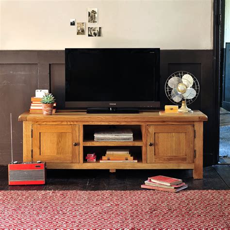 20 Inspirations Oak Tv Cabinets For Flat Screens With Doors