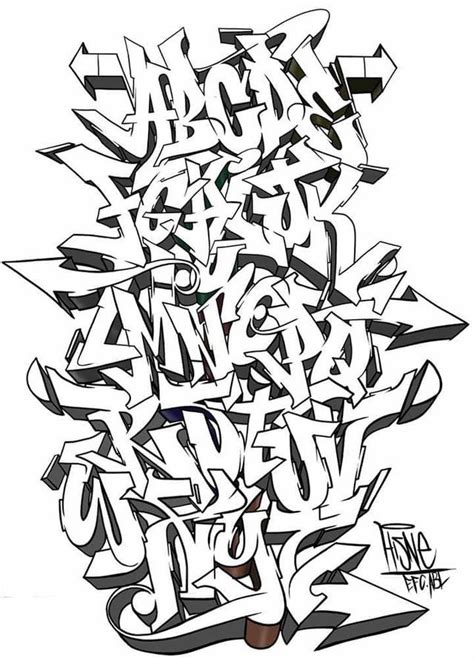 Pin By Tiffany Mccarthy On Drawing Graffiti Alphabet Wildstyle
