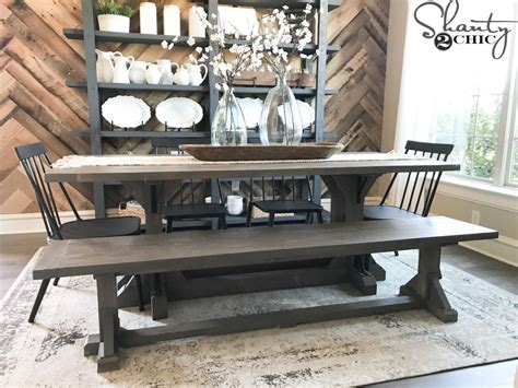 We love dining room and all the inspiring photos to realize some of your greatest home design. DIY Industrial Corbel Dining Bench For $40 - Shanty 2 Chic