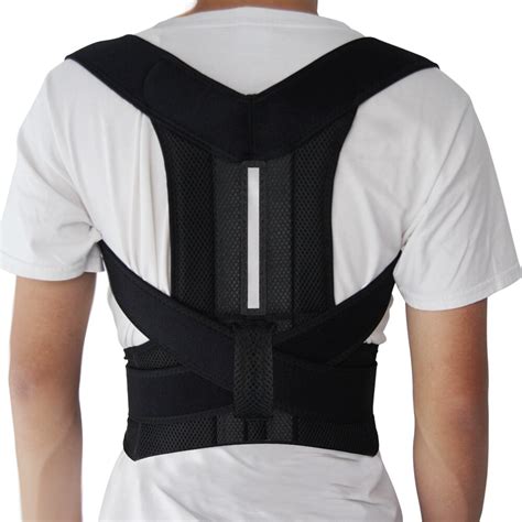 Back Posture Corrector Shoulder Lumbar Brace Spine Support Belt