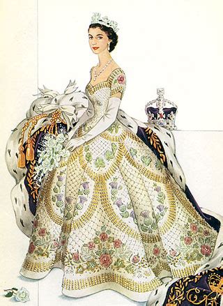 Queen elizabeth ii in coronation robes, 1954, sir herbert james gunn. English is FUNtastic: Queen Elizabeth II in Coronation Robes