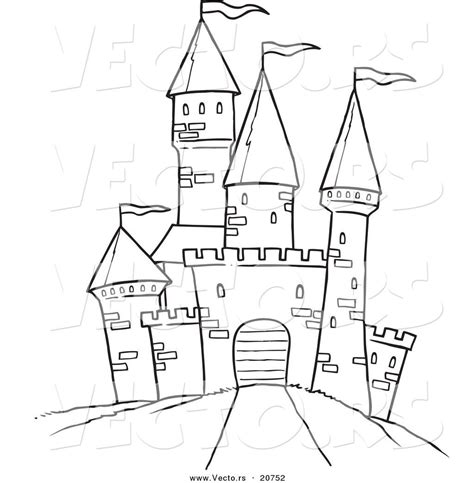 Fairy Tale Castle Coloring Page At Getdrawings Free Download