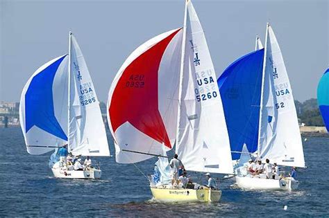 Research J Boats J 24 Racing Sailboat Boat On