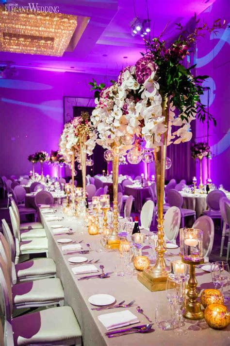 Glamorous Gold And Purple Wedding Theme Elegantweddingca Purple