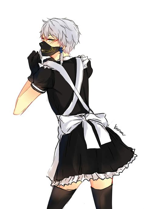 Male Anime Characters In Maid Outfits Maid Anime Outfit Demon Slayer