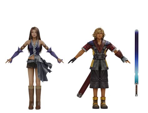 Lenne And Shuyin Ffx 2 Hd For Xps By Mintarisu On Deviantart