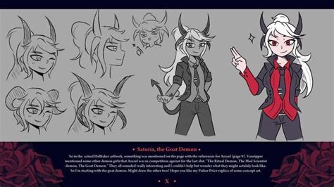 Goat Demon Concept Oc Fantasy Character Design Digital Art Anime Demon
