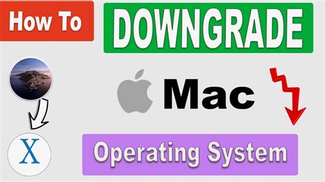 How To Downgrade Mac Operating System Without Any Data Loss Downgrade