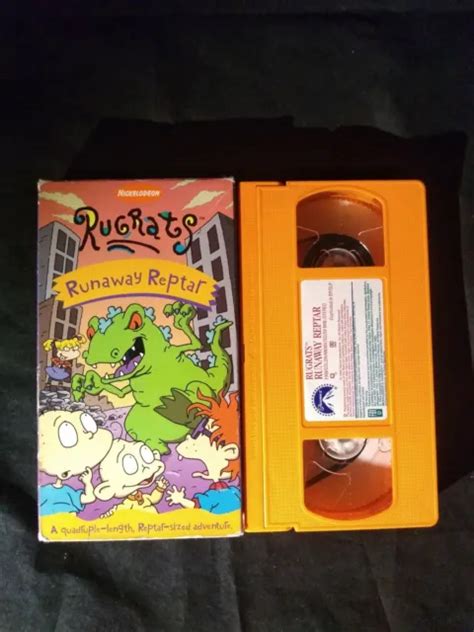Rugrats Vhs Runaway Reptar Vintage S Nickelodeon Cartoon Hot Sex