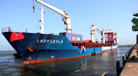 Turkish Ship Carrying Humanitarian Aid For Gaza Docks At Israeli Port