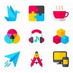 Icons Logos Social Process Creative