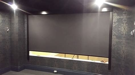Smart Shades Systems — Home Theatre Room Divider With Full Blackout