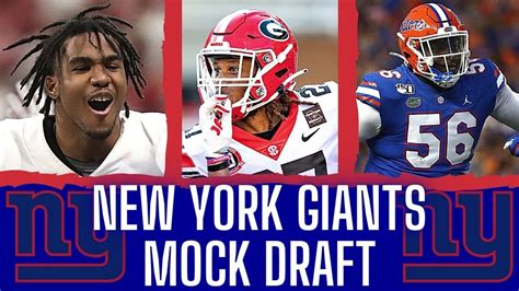 2021 Nfl Mock Draft New York Giants Roster Breakdown And 7 Round