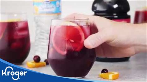 How To Make Cranberry Orange Punch Holiday Creations Kroger YouTube