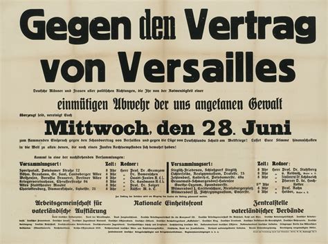 Juni 1919 im schloss von versailles. Aktuelle Themen Nr. 142 - 144