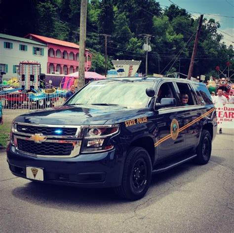 West Virginia West Virginia State Police Chevy Tahoe Police Cars