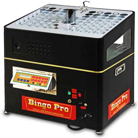 Gold Line Programmable Bingo Blower With Built In Verifier Bingo Pro