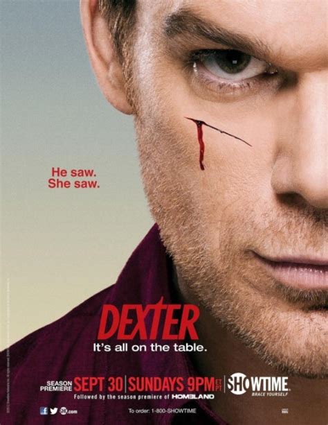 New Dexter Season 7 Promo Poster And Homeland Season 2 Poster Showtime