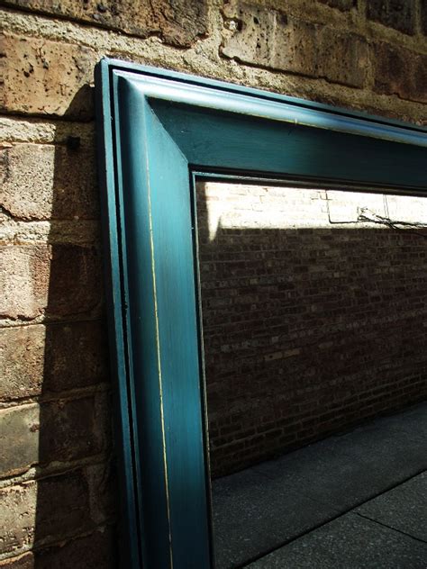 Distressed floors come in many wood species, shades, tones, character, grain patterns and different levels of wear. Vintage Ground: Distressed Teal Floor Length Mirror