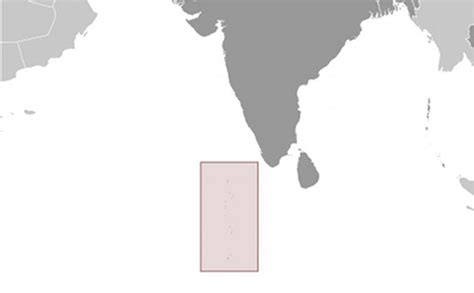 Location Of Maldives Source Cia World Factbook Maldives World