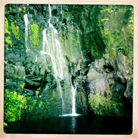 Waterfalls In Flores Island Azores Portugal There Are Dozens Of