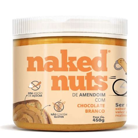 Pasta De Amendoim Com Chocolate Branco G Naked Nuts UniNatural