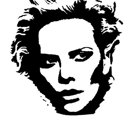 Woman Portrait Stencil By Farhadine On Deviantart