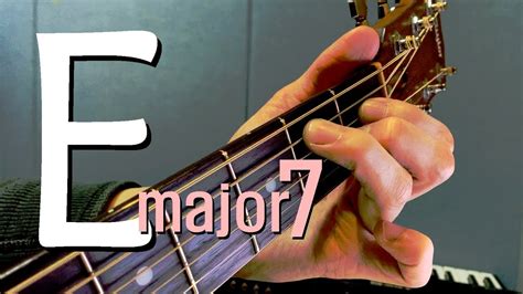 하루10분 통기타 Emaj7 코드 소리 And 모양 중급 E Major7 Chord Guitar Lesson 기타솔져