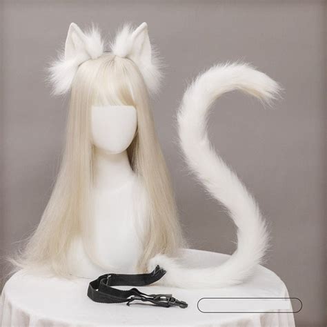 Handmade Cosplay Cat Ears Tail Set Cosplay Hairband Etsy