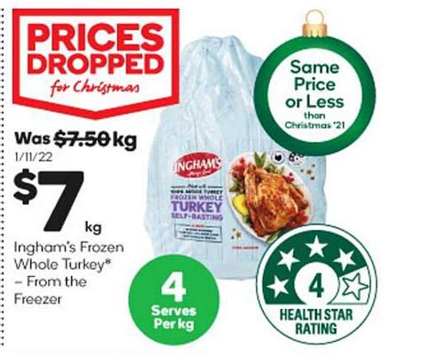 Ingham S Frozen Whole Turkey From The Freezer Offer At Woolworths