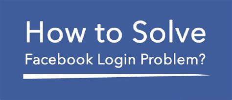 How To Fix Problem With Facebook Login