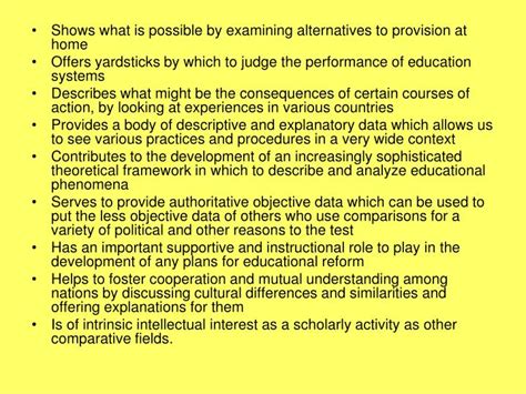 Ppt The Purpose Of Comparison What Is Comparative Education What Is