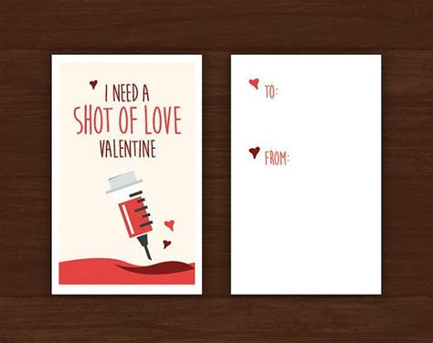 funny medical valentine s day card download 12 printable etsy printable valentines cards