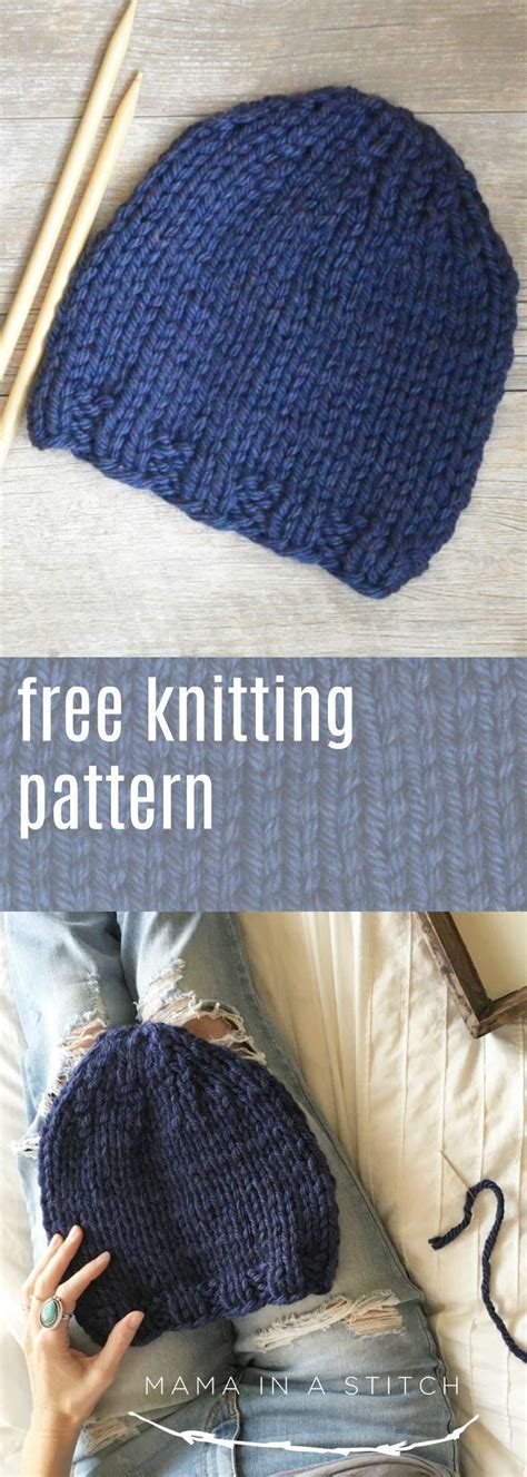 This Super Easy Hat Knitting Pattern Is Perfect For Beginners Its