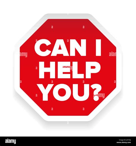Can I Help You Stock Vector Images Alamy