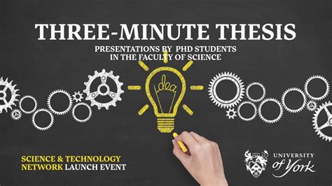 3 Minute Thesis Presentations By Phd Students In The University Of