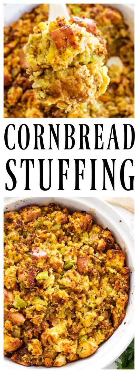Any type of standard cornmeal, corn flour, etc., no matter how coarse or fine the grind, is usually not treated in the same way. CORNBREAD STUFFING RECIPE - A Dash of Sanity