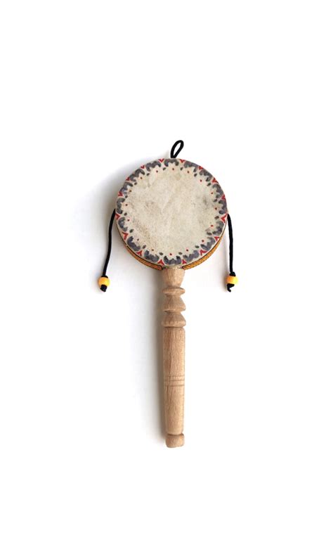 Handle Damaru Nepali Folk Percussion Musical Instrument Nepal Music