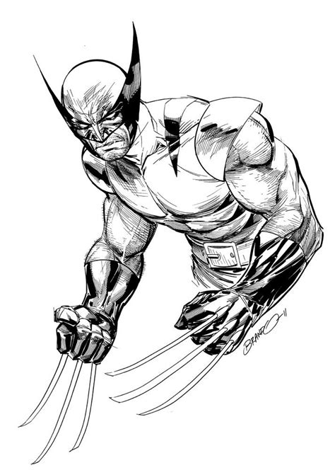Wolverine By Brandon Peterson Wolverine Art Marvel Drawings