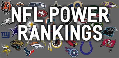 2010 Nfl Power Rankings Week 10 The Sports Geeks