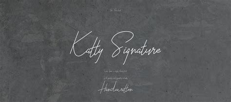 Katty Signature Font Download Free Fontdownload