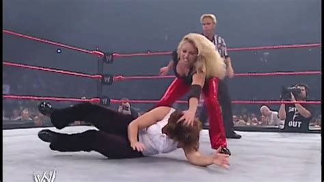 Trish Stratus Bubba Ray Team Up Against Molly Holly The Big Show Youtube Youtube