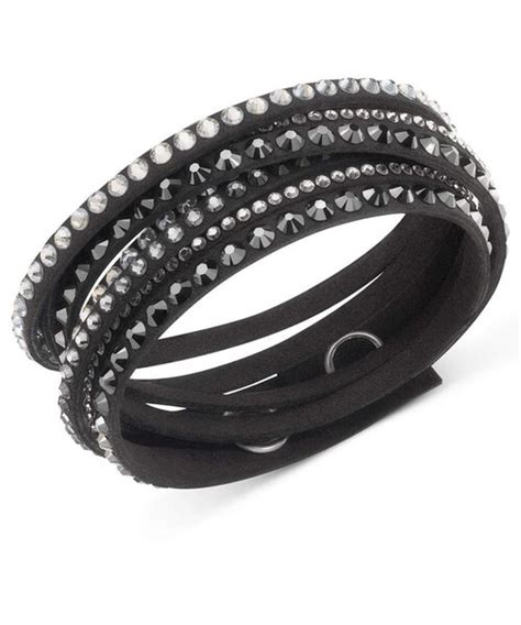 Swarovski（スワロフスキー）の「swarovski Slake Deluxe Crystal Stud Wrap Bracelet