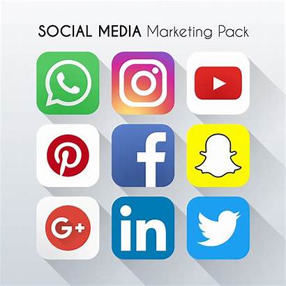 Social Icon Marketing Networking Vector Sets Network