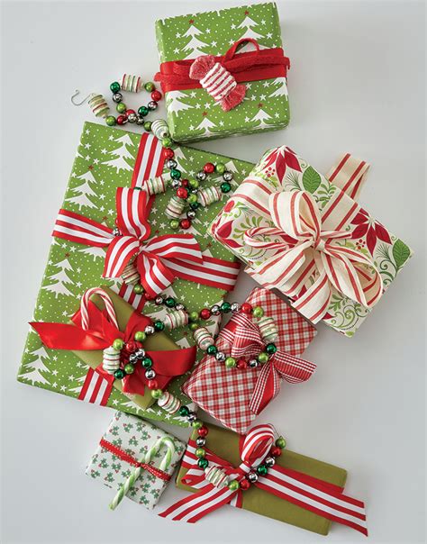 Stamp on designs and let dry. Christmas Gift Wrapping Ideas