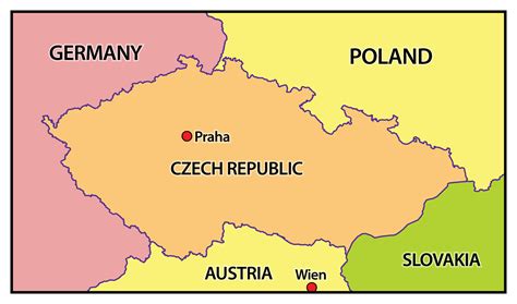 Map of locators of mallorca (jm19). Tschechien [ Karte Tierwelt