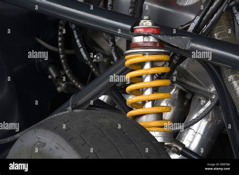 Front Suspension Spring On A Drag Racing Car Stock Photo Royalty Free