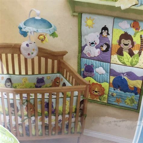 Free delivery and returns on ebay plus items for plus members. Fisher Price Precious Planet Crib Bedding Set 4 Piece Set ...