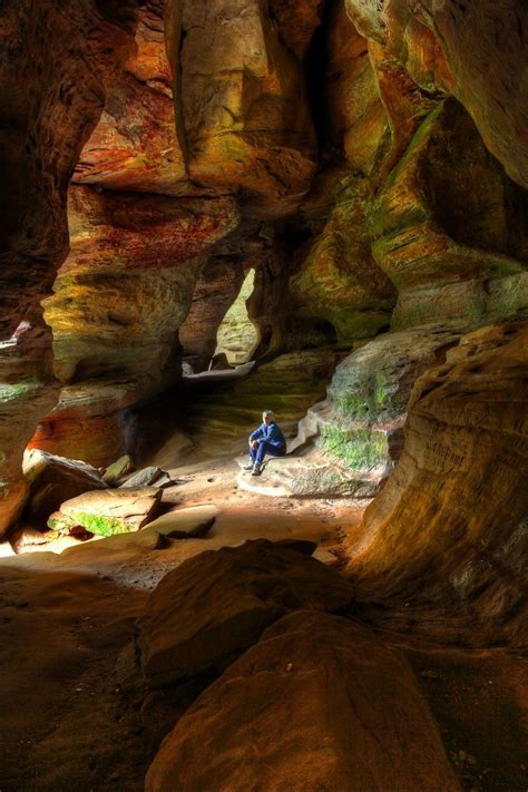 Photo Credit Lynn Rohlf Rock House At Hocking Hills State Park In