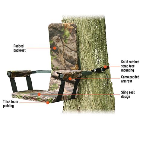 Guide Gear Deluxe Tree Stand Seat 177441 Tree Stand Accessories At